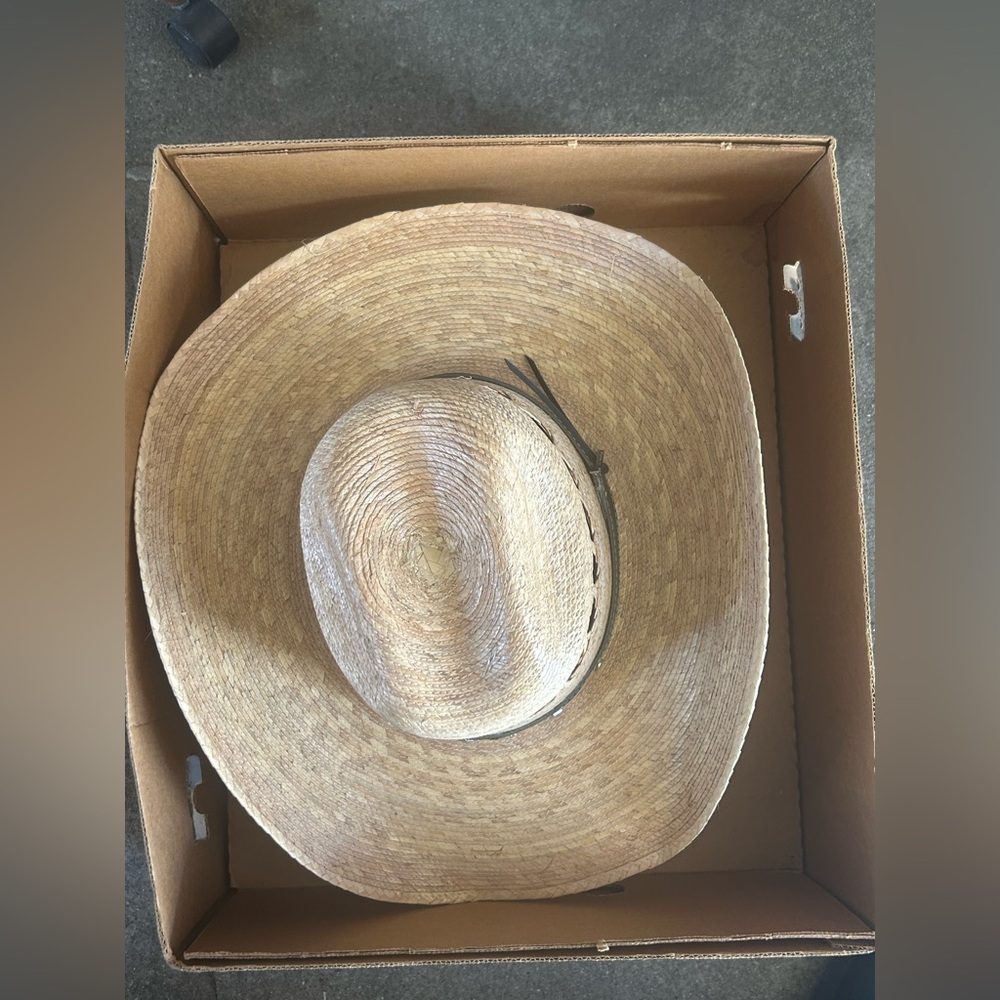 Stylish Tan Straw Hat